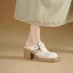 Luxurious Handmade Leather Women's Shoes with Exquisite Craftsmanship(Egupai8883263)