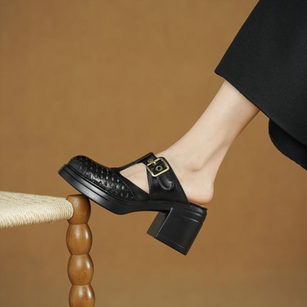 Artisan Crafted Genuine Leather Women's Shoes: Elegance Redefined(Egupai8883262)