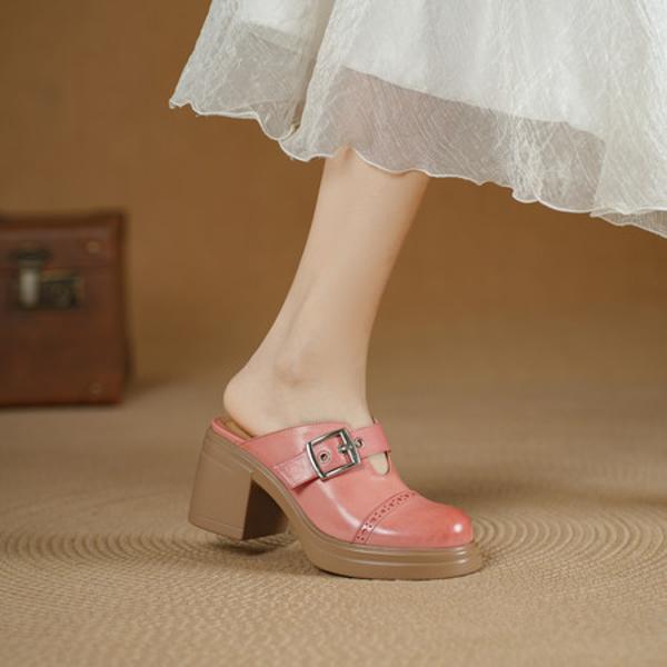 Handcrafted Luxury Leather Women's Shoes: Elegance Redefined(Egupai8883270)