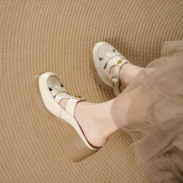 Exquisite Handcrafted Leather Women's Shoes: A Luxurious Elegance(Egupai8883266)