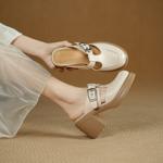 Handcrafted Luxury Leather Women's Shoes: Elegant Craftsmanship & Quality(Egupai8883265)