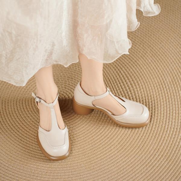 Handcrafted Luxury Leather Women's Shoes(Egupai8883267)