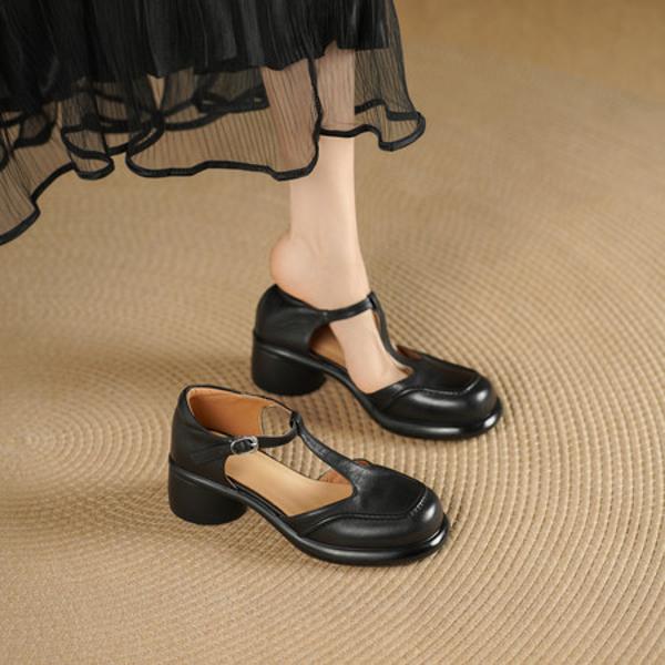 Handcrafted Luxury Leather Women's Shoes(Egupai8883267)