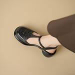 Handcrafted Leather Women's Shoes: Elegance Meets Luxury in Every Detail(Egupai8883272)
