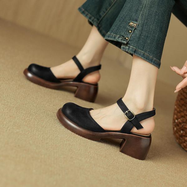 Exquisite Handcrafted Leather Women's Shoes: Elegance in Every Detail(Egupai8881月-97)