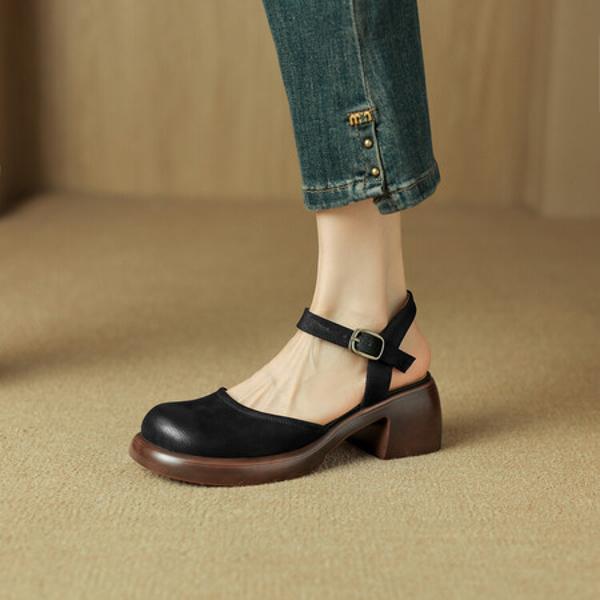 Exquisite Handcrafted Leather Women's Shoes: Elegance in Every Detail(Egupai8881月-97)