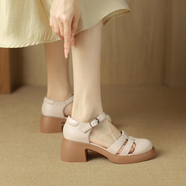 Exquisite Handcrafted Genuine Leather Women's Shoes: Elegance Redefined(Egupai8881月-95)