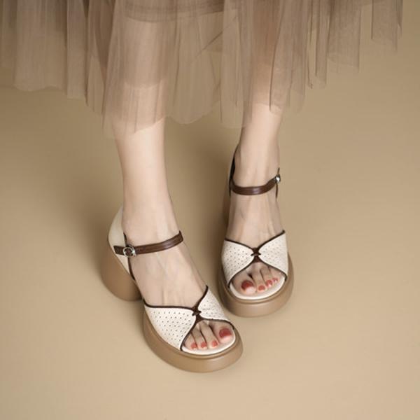 Luxurious Handmade Leather Women's Shoes: Craftsmanship in Elegance(Egupai8883285)