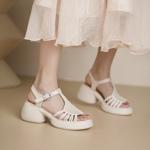 Elegant Handcrafted Leather Women's Shoes: Luxury Craftsmanship and Quality.(Egupai8883282)