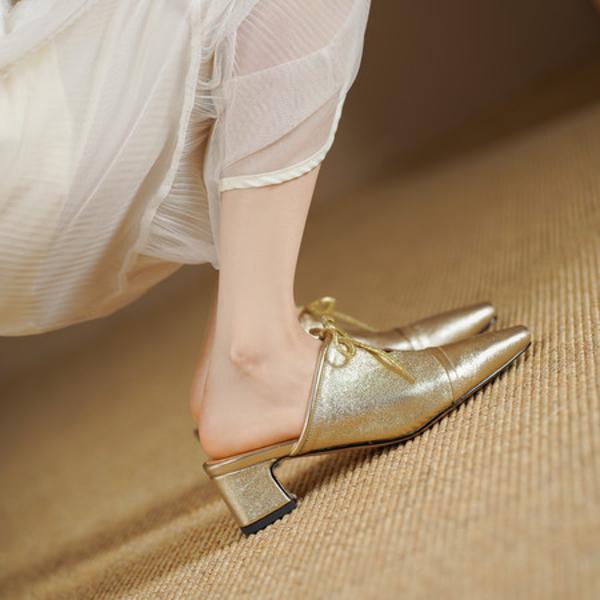 Handcrafted Luxury Leather Women's Shoes - Elegance in Every Stitch(Egupai8883295)