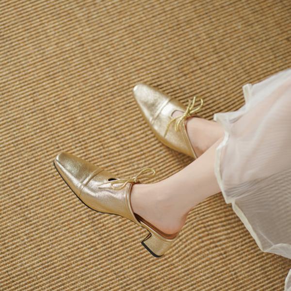 Handcrafted Luxury Leather Women's Shoes - Elegance in Every Stitch(Egupai8883295)