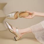 Exquisite Handcrafted Leather Women's Shoes: Luxury Meets Elegance(Egupai8883296)