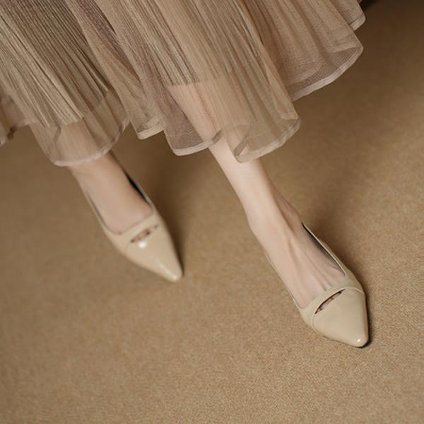 Elegant Handcrafted Genuine Leather Women's Shoes(Egupai8883305)