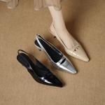 Elegant Handcrafted Genuine Leather Women's Shoes(Egupai8883305)