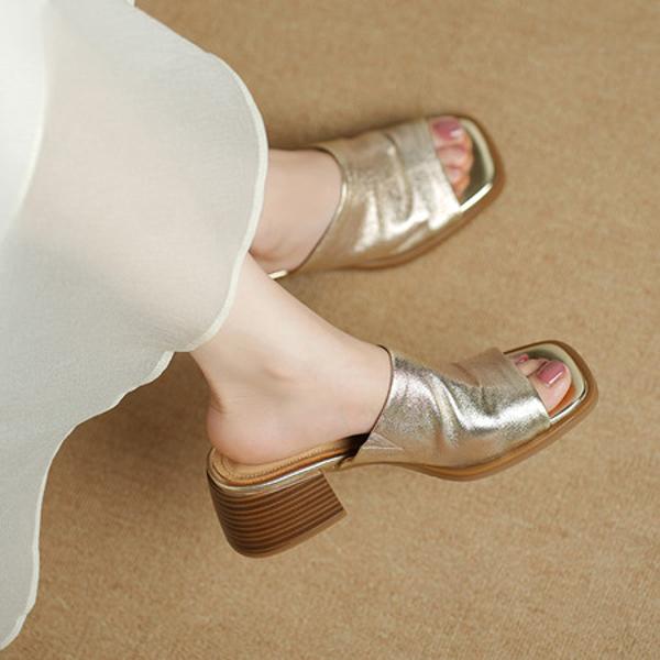 Luxury Handcrafted Leather Women's Shoes – Elegance Redefined(Egupai8883303)