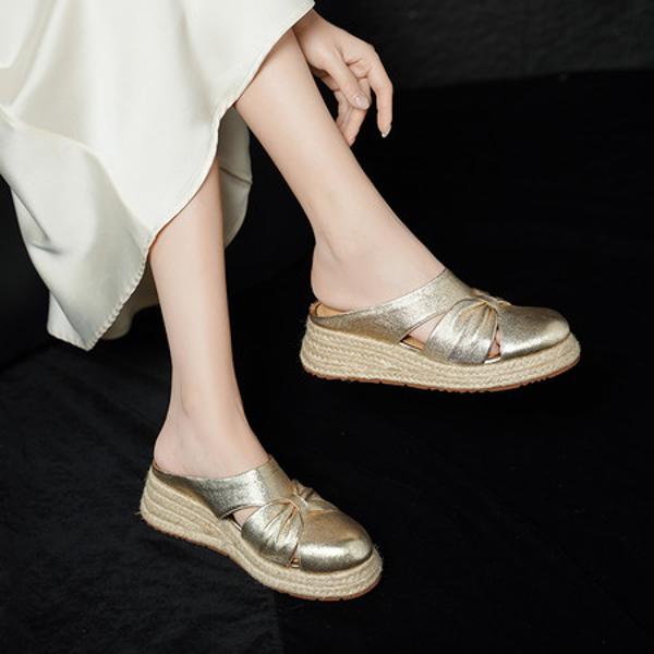 Handcrafted Genuine Leather Women's Shoes: Luxurious Elegance in Every Step(Egupai8883330)