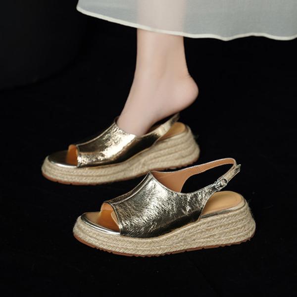 Handcrafted Luxury Leather Women’s Shoes(Egupai8883328)