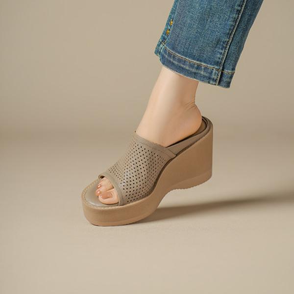 Handcrafted Genuine Leather Women's Shoes - Elegant Luxury(Egupai888A07)