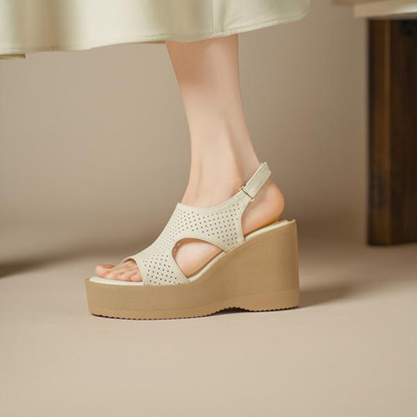 Handcrafted Luxury Leather Women's Shoes with Exquisite Craftsmanship(Egupai888A06)