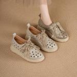 Handcrafted Luxury Genuine Leather Women's Shoes(Egupai8883336)