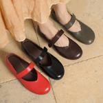 Elegant Handcrafted Genuine Leather Women's Shoes of Superior Luxury(Egupai8883365)