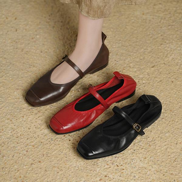 Luxurious Handmade Genuine Leather Women's Shoes(Egupai8883357)