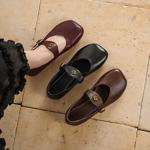 Handcrafted Luxury Leather Women's Shoes with Elegance(Egupai8883389)