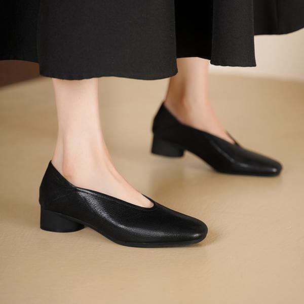 Handcrafted Genuine Leather Women's Shoes: Luxury, Elegance & Quality(Egupai8883391)