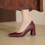 Luxury Handmade Leather Women's Shoes - Elegant Craftsmanship & Quality(Egupai8883379)