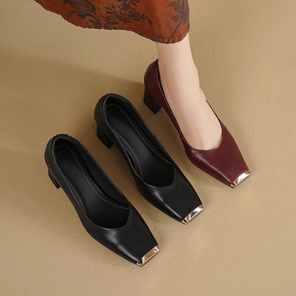Luxury Handmade Leather Women's Shoes - Elegant Craftsmanship & Quality(Egupai8883379)
