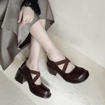 Luxury Handcrafted Genuine Leather Women's Shoes(Egupai8883361)