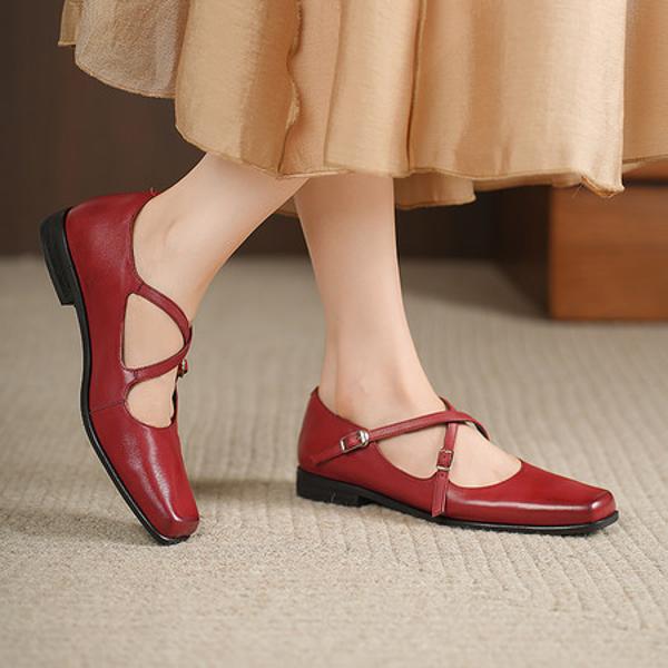 Exquisite Handcrafted Leather Women's Shoes: Luxury & Elegance Redefined(Egupai8883351)