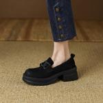 Handcrafted Luxury Leather Women's Shoes - Elegant Design(Eoct20161002M140-1-1)