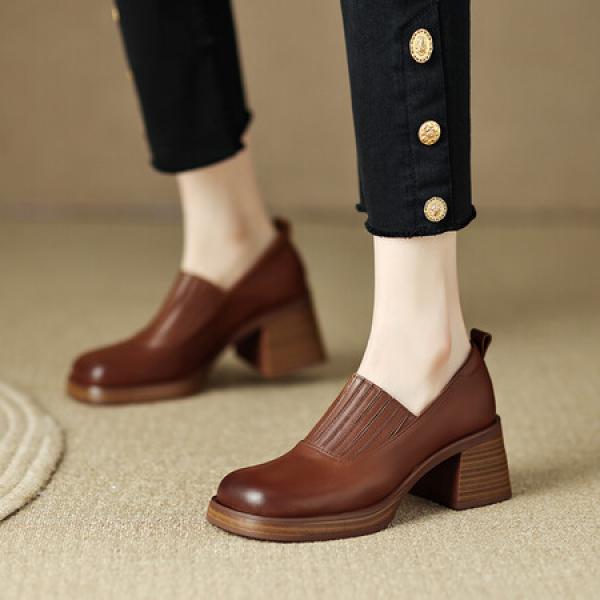 Exquisite Handcrafted Leather Shoes for Elegant Women(Eoct20161002M8126-2)