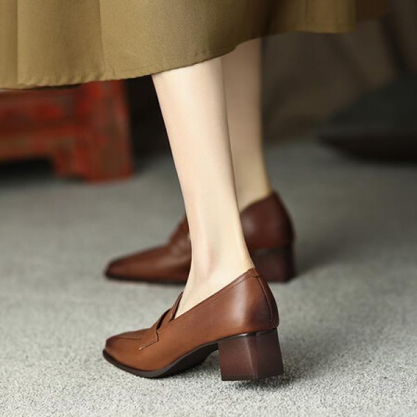 Elegant Handcrafted Genuine Leather Women’s Shoes(Eoct20161002M8558-2)