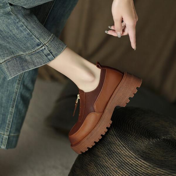 Exquisite Handcrafted Leather Shoes for Elegant Women(Eoct20161002M1109-18)