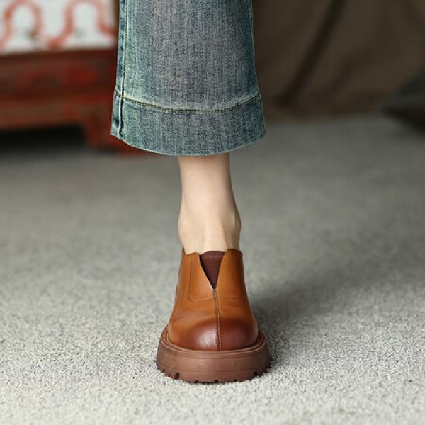 Elegant Handcrafted Leather Women's Shoes - Luxury Craftsmanship(Eoct20161002M1109-17)