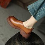 Elegant Handcrafted Leather Women's Shoes - Luxury Craftsmanship(Eoct20161002M1109-17)