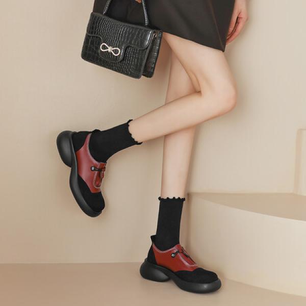 Handcrafted Luxury Leather Women's Shoes - Elegance Redefined(Eoct20161002M235-8)