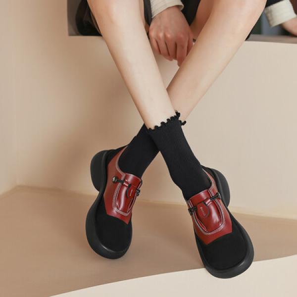 Handcrafted Luxury Leather Women's Shoes - Elegance Redefined(Eoct20161002M235-8)