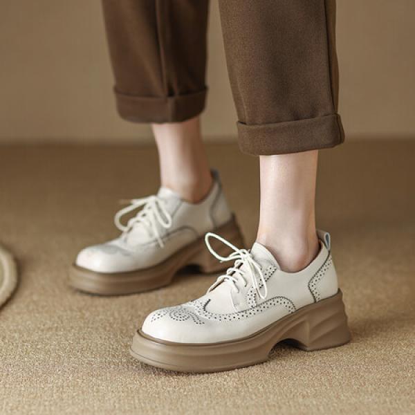 Elegant Handmade Leather Women's Shoes, Luxurious Craftsmanship(Eoct20161002M530-5)