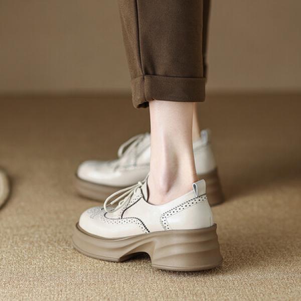 Elegant Handmade Leather Women's Shoes, Luxurious Craftsmanship(Eoct20161002M530-5)