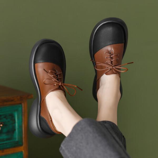 Elegant Handmade Leather Women's Shoes, Luxurious Craftsmanship(Eoct20161002M235-11)