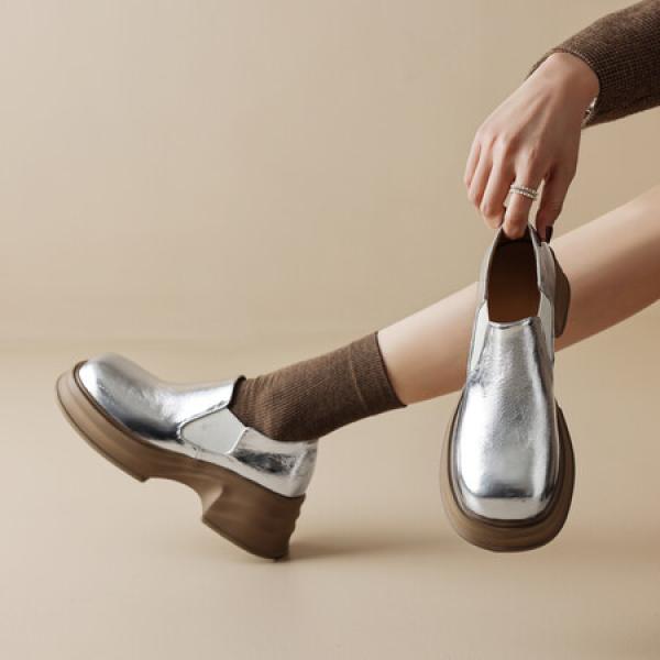 Handcrafted Genuine Leather Women's Shoes: Luxurious Elegance(Eoct20161002M530-8)