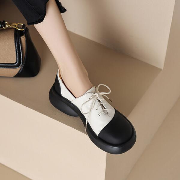 Elegant Handcrafted Leather Women's Shoes - Luxury Craftsmanship(Eoct20161002D235-11)