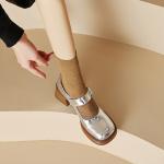 Handcrafted Luxury Leather Women's Shoes – Timeless Elegance(Eoct20161002M8126-11)