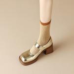 Handcrafted Luxury Leather Women's Shoes – Timeless Elegance(Eoct20161002M8126-11)