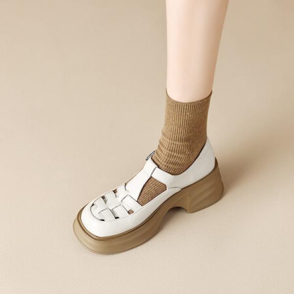 Handcrafted Genuine Leather Women's Shoes: Elegant Luxury(Eoct20161002C530-9)