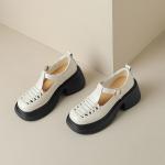 Handcrafted Luxury Leather Women's Shoes - Elegant Craftsmanship(Eoct20161002M938-8)