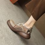 Luxurious Handcrafted Leather Women's Shoes(Eoct20161002M235-25)